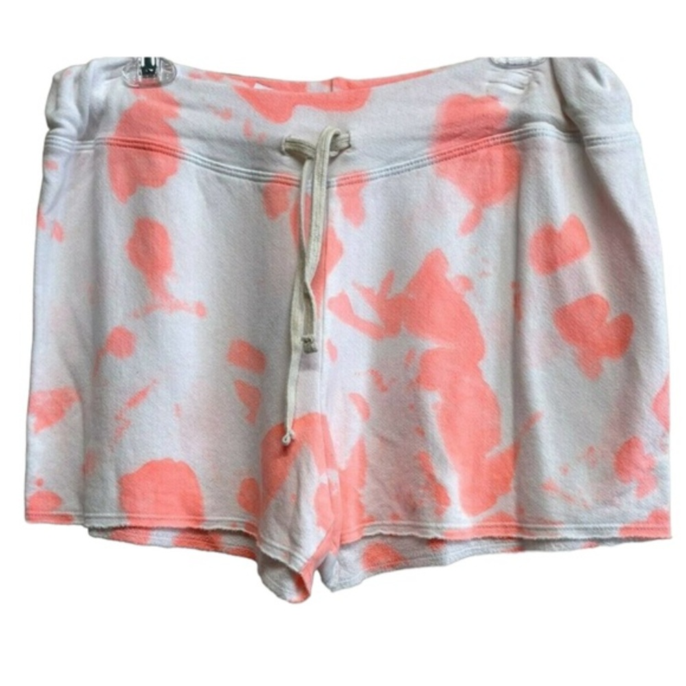 SUNDRY Pop Peach Bundle Shorts and  T-Shirt Size 3 (L) NWT - Picture 2 of 8